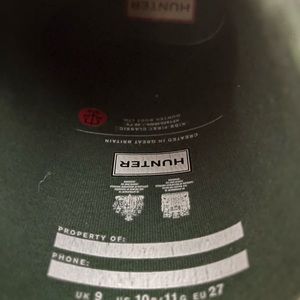 COPY - Dark Green Toddler Hunter Boots